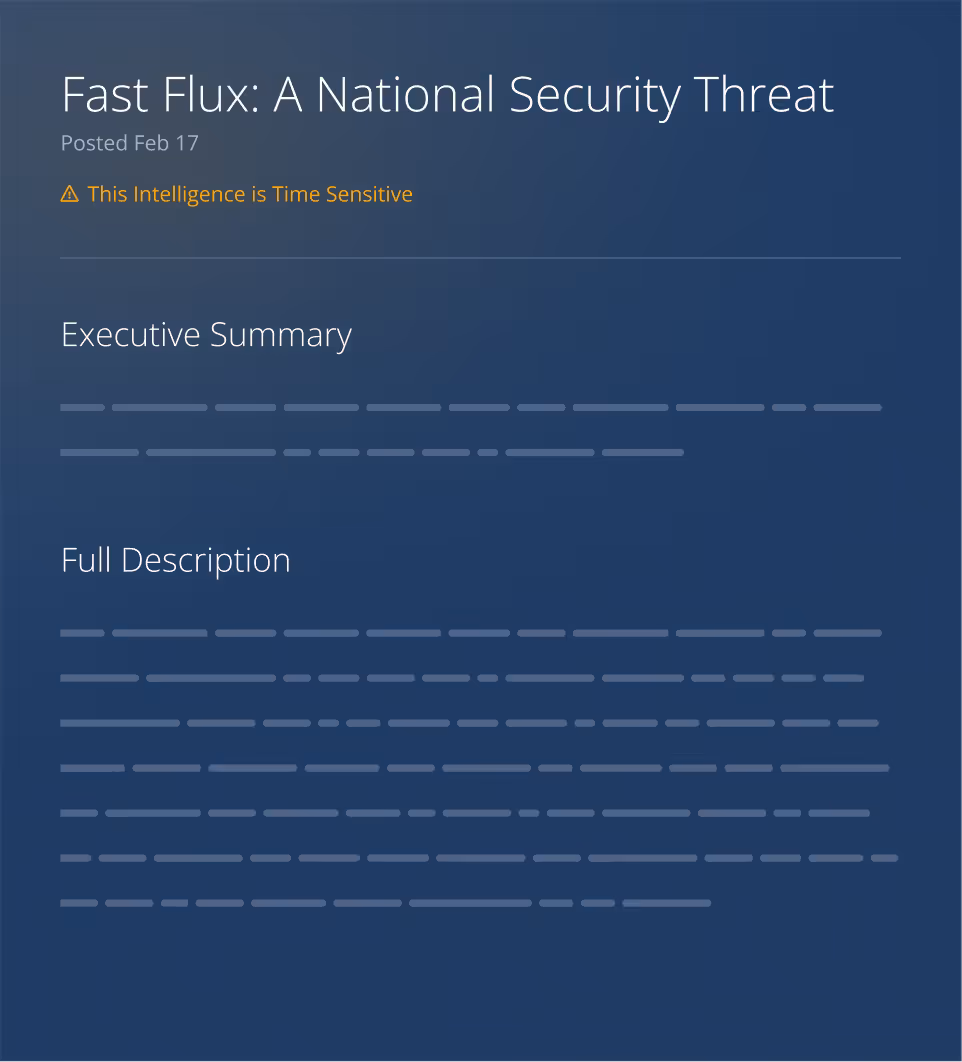 A relevance response form, allowing firms to report if they've observed the risk